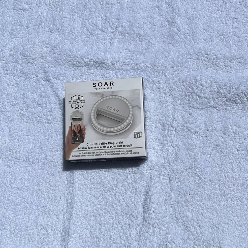 Soar clip on selfie ring light
